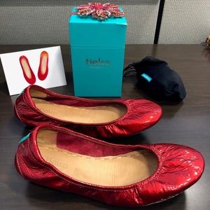 Limited Edition Ruby Red Tieks size 10